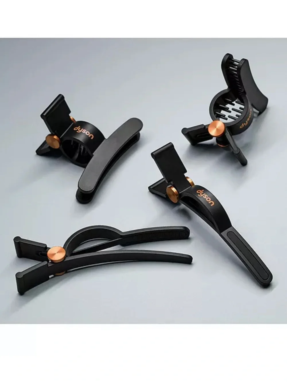 NIB 4pc Dyson sectioning & wide Hair Clips
